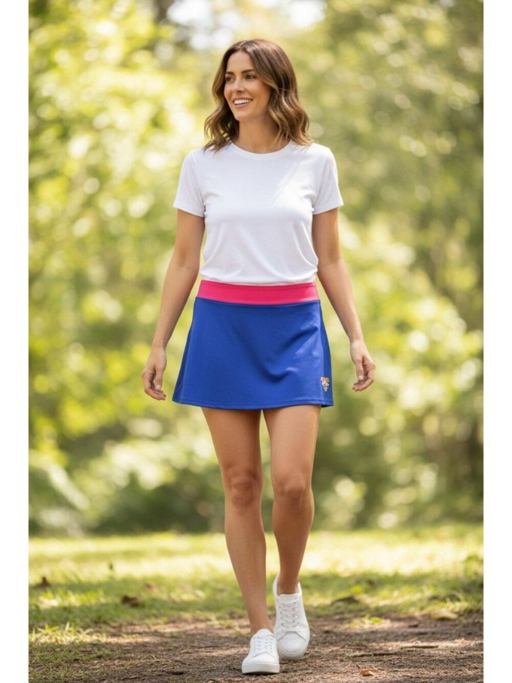 Cooperstown Dreams Park Skort Blue & Red Athletic Skirt With Shorts Size AL